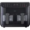 Image de Friteuse à Air Chaud - MEDION - P20 XXL Twin - 2600 W - 2 paniers - 9 programmes - Noir