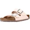Image de Chaussure Birkenstock Modèle Arizona Bf Earthy Vegan - Coleur Rose