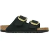 Image de Sandales Femme - BIRKENSTOCK - Arizona Big Buckle - Cuir Noir - Boucle de serrage