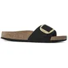 Image de Sandales Femme - BIRKENSTOCK - Arizona - Cuir nubuck - Noir
