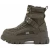 Image de Botte Buffalo ASPHA COM1 LACEUP MID - Vert - Tige en imitation cuir - Lacets - Mixte