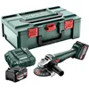 Image de Meuleuse dangle 18V Ø125 mm (2x40 Ah) W 18 7-125 dans metabox - METABO 602371510