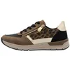 Image de Basket Basse - RIEKER - Gloria - Marron Comb - Lacets et Zip - Confort Exceptionnel