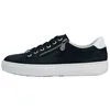 Image de Basket Cuir Zip Rieker Manila - Bleu