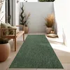 Image de Paco Home Tapis Extérieur Balcon Terrasse Tapis Cuisine Uni Motif Moucheté Vert Vert 80x150 cm
