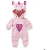 Image de Pyjama Licorne Rose vêtement pour poupée Ma 36cm