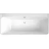Image de Baignoire droite 180 X 80 VILLEROY ET BOCH Collaro acrylique blanc trop plein chrome