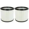 Image de vhbw 2x filtre plissé compatible avec Einhell SM 20 SM 21 SM 31 SM 30 Universal 18-50l aspirateur - blanc