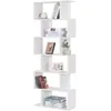 Image de Bibliothèque étagère de Rangement WOLTU en MDF 60x235x160cm Blanc
