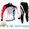 Image de Maillot de cyclisme thermique Smile pour homme vêtements VTT pour homme uniforme de chemisier dhiver vête
