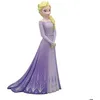 Image de Figurine La Reine des Neiges (Frozen) : Elsa en robe violette