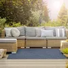 Image de Tapis extérieur terrasse & balcon résistant aux intempéries antidérapant design moderne Arezzo 90 x 300 cm