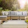Image de Tapis extérieur terrasse & balcon résistant aux intempéries antidérapant design moderne Bitonto 180 x 350 cm
