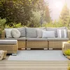 Image de Tapis extérieur terrasse & balcon résistant aux intempéries antidérapant design moderne Modica 180 x 200 cm