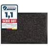 Image de Tapis de Porte Paillasson dentrée Dura Marron 40 x 60 cm