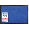 Image de Tapis de Porte Paillasson dentrée Monochrom Bleu 40 x 60 cm