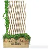 Image de Treillis Extensible en Bambou Support pour Plantes Grimpantes Clôture de Jardin Décorative Plusieurs Tailles 60 x 180 cm