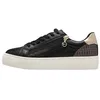 Image de Baskets - TAMARIS - Femme - Similicuir - Plateforme - Noir/Doré