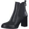Image de Tamaris Bottes à lacets Femme noir en cuir et synthétique   talon idéal semelle souple