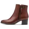 Image de Bottines confort femme Tamaris à talon - marron