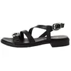 Image de Sandales plates femme Tamaris - black