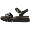 Image de Sandales Compensé Cuir Tamaris Comfort - Noir