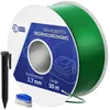 Image de ECD Germany Câble de Délimitation Universel pour Tondeuse-Robot 50m 12 Connecteurs de Câble Ø 27 mm + 200 Piquets de Terre