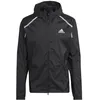Image de Veste imperméable adidas Marathon - noir - L - Homme - Running - Manches longues