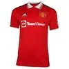 Image de Maillot de football - Adidas - Manchester United 2021.22 - 100% Polyester - Col polo - Manches courtes