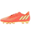 Image de Chaussures football lamelles Predator edge.4 fxg - Adidas - Homme - Gras - Orange fluorescent