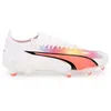 Image de Chaussures de football de football Puma Ultra Ultimate FG/AG - Pack Breakthrough - puma white/puma black/fire orchid - 42
