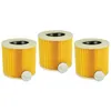 Image de vhbw Lot de 3x filtres à cartouche compatible avec Kärcher WD 3 WD 3.200 WD 2500 M aspirateur à sec ou humide - Filtre plissé