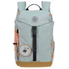 Image de Lässig Sac à dos gris bleu jaune moutarde pour fille et garçon - Adventure Mini Backpack XS Light Blue 198561