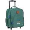 Image de Lässig Valise vert foncé pour fille et garçon - Little Gang Trolley Dark Green 287684