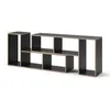 Image de Bibliothèque Tetrix 112.8x56.4cm Lot de 2 Anthracite Vicco 41306