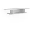 Image de Meuble tv Lorio 105x18.2cm compartiments ouverts Blanc Vicco 49519