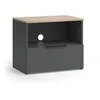 Image de Meuble TV Wido 60x50cm avec tiroir Anthracite/Sonoma Vicco 56261