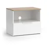 Image de Meuble TV Wido 60x50cm avec tiroir Blanc/Sonoma Vicco 56265