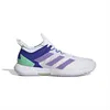 Image de Chaussures de tennis de tennis femme adidas Adizero Ubersonic 4 Lanzat - ftwr white/violet fusion/silver met - 40 2/3
