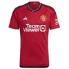 Image de T-shirt Adidas Manchester United Home MIP1726 - Rouge - Homme - Ajustée - Manches courtes - Col chemise