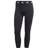 Image de Legging Capri Femme ADIDAS - Taille M - Couleur NOIR - Fitness - Running - Respirant