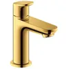 Image de Robinet lave-mains eau froide DURAVIT Wave doré poli