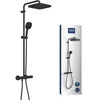 Image de Colonne de douche avec mitigeur thermostatique - Economie deau - GROHE Vitalio Comfort 250 - Noir Mat - 266962431