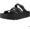 Image de Chaussure Birkenstock Modèle Florida Iii Flex Platform - Coleur Noir