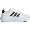 Image de Baskets Femme - ADIDAS - Grand Court Platform - Blanc - Synthétique - Lacets - Plat