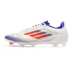 Image de Chaussures de Foot Blanc/Bleu Adulte Adidas F50 League FG/MG