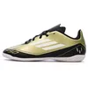 Image de Chaussures de Foot Doré/Noir Junior Adidas F50 Club IN J Messi