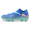 Image de Chaussures de football Puma Future Pro FG/AG - Bluemazing-PUMA White-Electric Peppermint