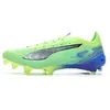Image de Chaussures de Foot Vertes Homme Puma Ultra 5 Ultimate FG