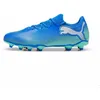 Image de Chaussures de football - Puma - Future Play FG/AG - Bleu - Respirantes - Moulées